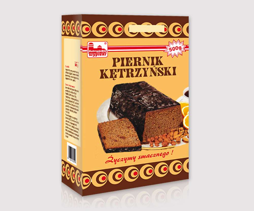 Opakowanie Piernika Kętrzyńskiego przed redesign