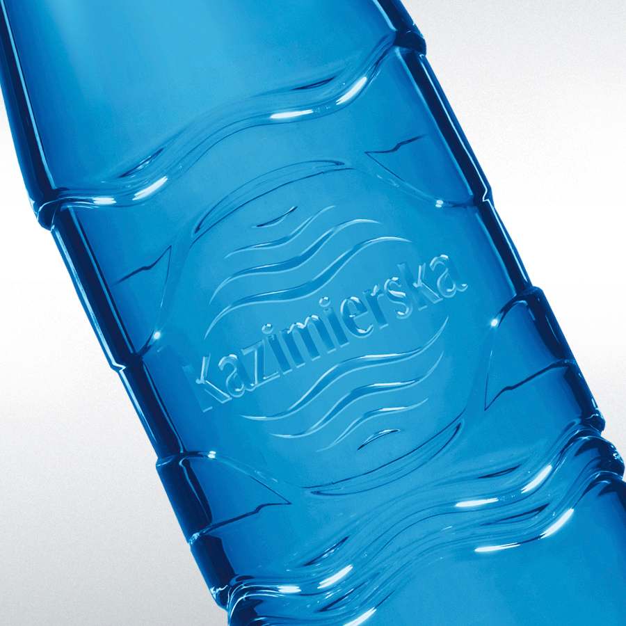 Projekt opakowania na butelkę do wody mineralnej Kaziemierska