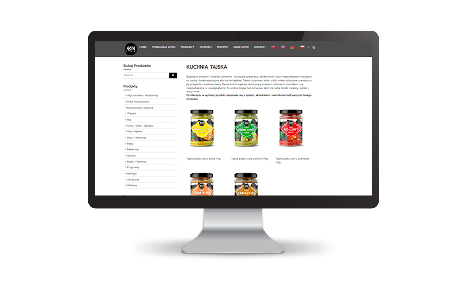 Tradycyjny design responsywnej strony internetowej