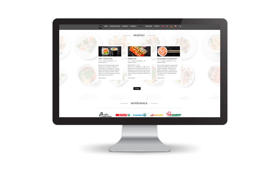 Witryna online z unikalną grafiką i łatwą nawigacją